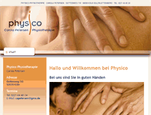 Tablet Screenshot of physico.de